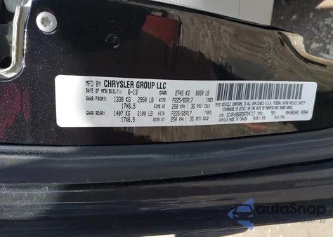 2013 Volkswagen Routan Se from USA, damaged, VIN 2C4RVABG8DR724717